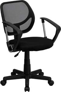 A smaller image of Aurora Petite Office Chair in Black
