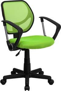 A smaller image of Aurora Petite Office Chair in Green