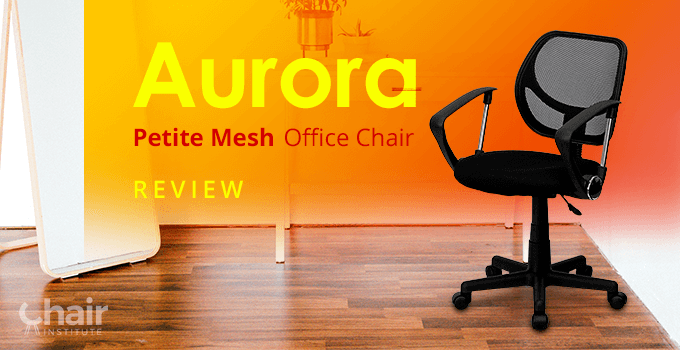 Aurora Petite Mesh Office Chair in a contemporary room