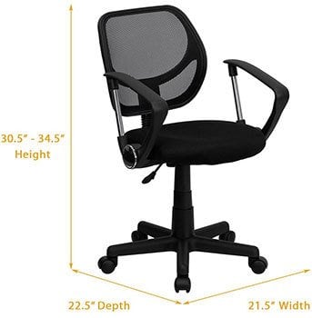 Specification of Aurora Mesh Office Chair