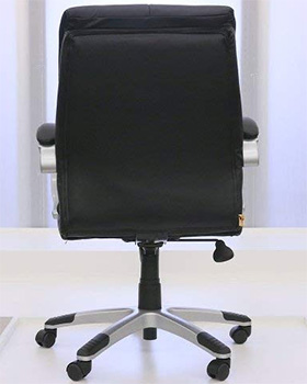 Back View of Boss Double Plus Mid Back Office Chair