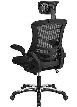 Back View of Flash Furniture High Back Office Chair