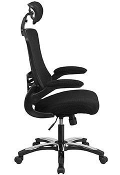 Side View Image of Flash Furniture High Back Office Chair
