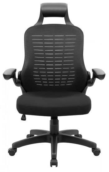 A large front image of Devoko Computer Desk Chair in black