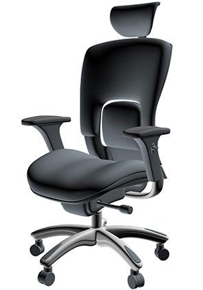 Side view of the GM Seating Ergolux Executive Chair