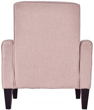 Back View of Giantex Modern Accent Armchair