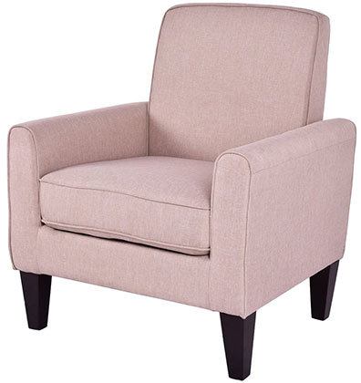 Giantex Modern Accent Armchair Right View - Chair Institute