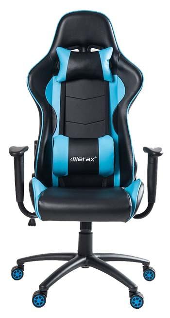 A Larger image of Merax High Back Ergonomic Gaming Chair in Blue