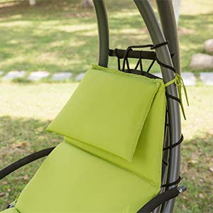 PatioPost Outdoor Polyester Cushion with Built-in Pillow with Heavy Duty Frame