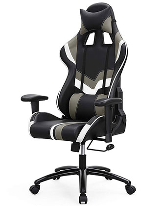 SONGMICS Thick Executive Office Chair URCG27BW Right Main - Chair Institute