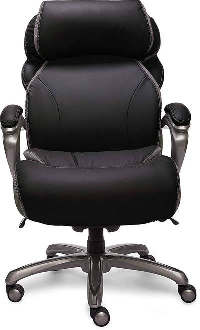 A larger image of Serta Smart Layers Big and Tall Executive Chair in Black
