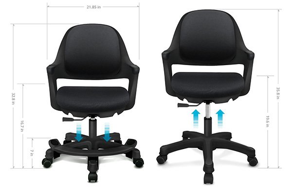 Specification of SitRite Ergonomic Office Kid's Chair