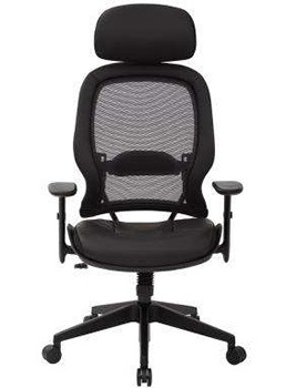 Front View of Space Seating AirGrid Manager's Chair