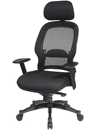 Right Main View of Space Seating AirGrid Managers Chair 