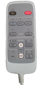 Remote control of the Synca Circ Massage Chair