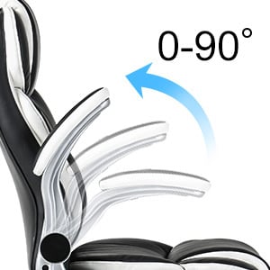 An Image of Comfortable Flip-up Armrest of Yamasoro High Back Executive Office Chair