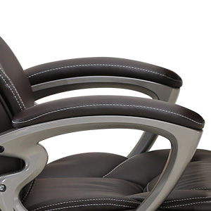 A Support Armrests of Leather Office & Gaming Chair of Yamasoro Office Chair