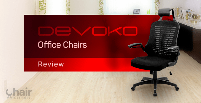 Devoko Computer Desk Chair High-Back Ergonomic Swivel Mesh Office Chair in a contemporary space