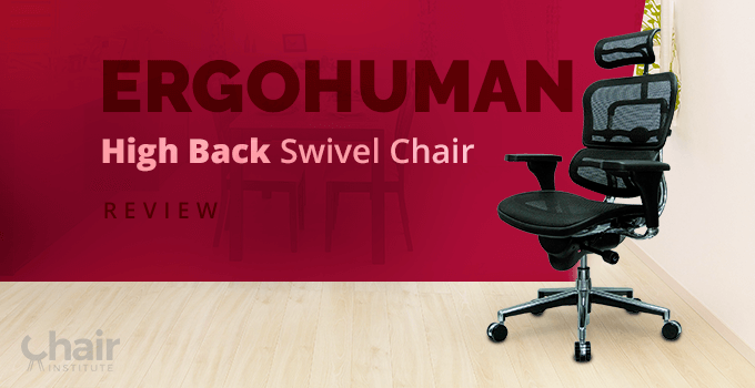 Ergohuman High Back Swivel Chair ME7ERG in a contemporary home