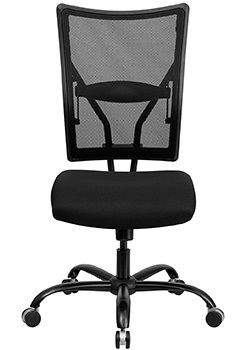 Front view of the Flash Furniture Hercules Series Big and Tall Mesh Swivel Task Chair