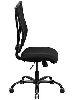 Side view of the Flash Furniture Hercules Mesh Executive Swivel Task Chair