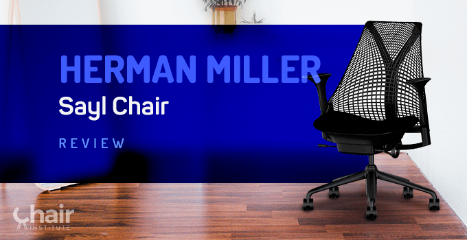 The low seat back Herman Miller Sayl Chair in a room