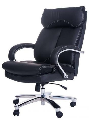 A large image of Merax Deluxe Series Office Chair in Black