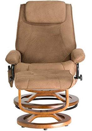 Front View of Relaxzen Deluxe Leisure Recliner Chair
