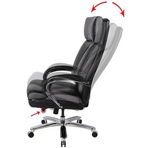 Recliner Funtion of Viva Big and Tall Thick Padded High Back