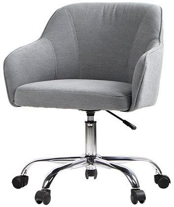Viva Office Chair Review Gray Swivel Chair Right View Main - Chair Institute