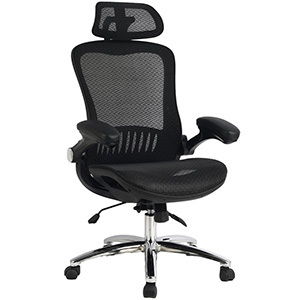Viva Office Chair Review High Back Adjustable Mesh Chair with Flip Up Arms Small - Chair Institute