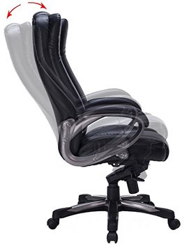 Recliner Function of Viva High Back Manager’s Chair