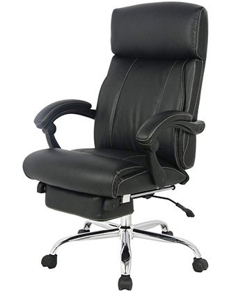 Viva Office Chair Review VIVA High Back Bonded Leather Recliner Right Main View - Chair Institute
