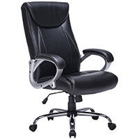 Small Image of High Back Bonded Leather Office Chair