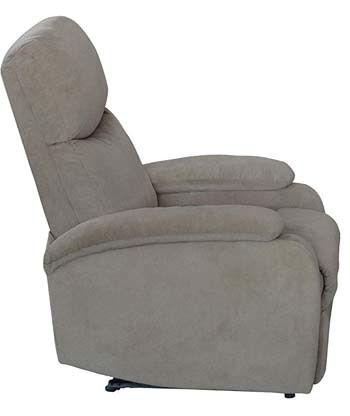 A side image of a Windaze Recliner Chair in Coffee