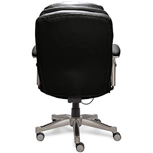 Back View of Serta Works Executive Office Chair (Leather Upholstery)