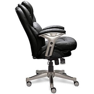 Side View of Serta Works Executive Office Chair (Leather Upholstery)