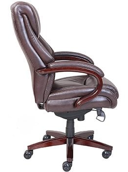 Right side of the La-Z-Boy Bellamy Executive Office Chair 