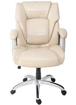 Front view of the Modern Luxe High Back Executive Office Chair