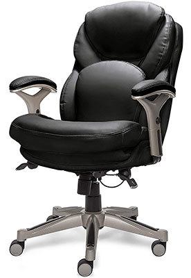Bonded Leather of Serta Works Back in Motion Executive Office Chair 