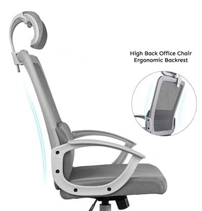 An image showing ergonomic feature of Smugdesk Office Desk Chair