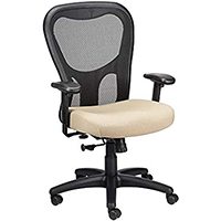 Beige variant of the Tempur-Pedic TP9000 Ergonomic Mesh Mid-back Executive Chair