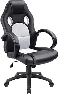 White Furmax Office Chair High Back