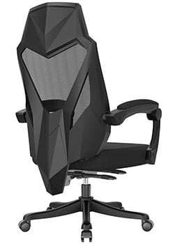 Back View of Hbada High Backed Diamond Series Office Chair