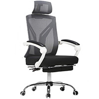 Small Image View of High-Backed Office Chair with Footrest