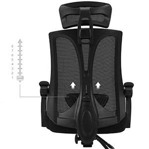 Height Adjustment of Hbada Simple Gaming Chair