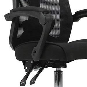 Armrest, Hbada Ergonomic Big and Tall Executive Mesh Chair with Adjustable Lumbar Support, Black