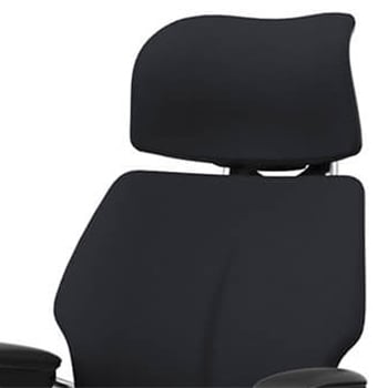 Height-adjustable headrest of the Humanscale Freedom Chair