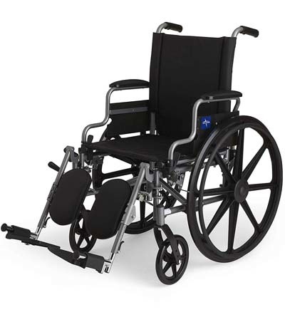 A large image of Medline K4 Basic Manual Wheelchair