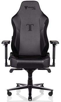 Front Image of Black Varints of Secretlab Titan Gaming Chair